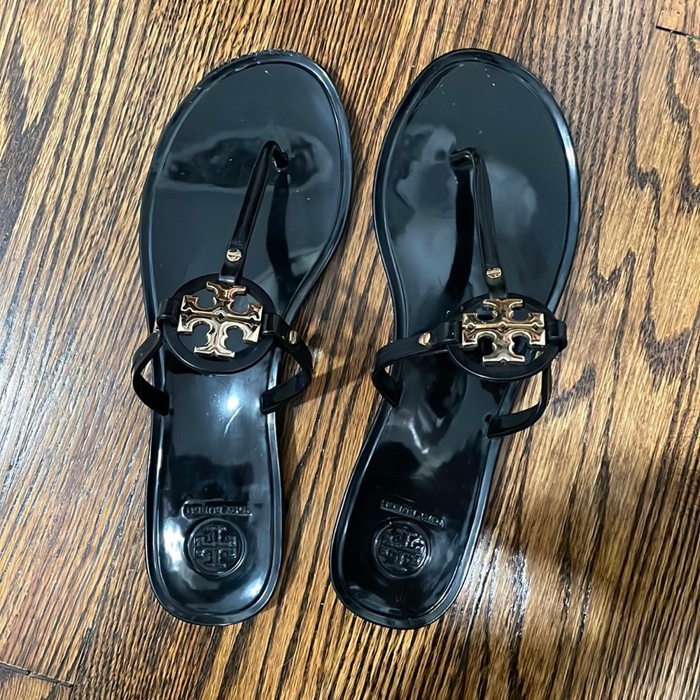 Size 9 Tory Burch Mini Miller Jelly Thong Sandal